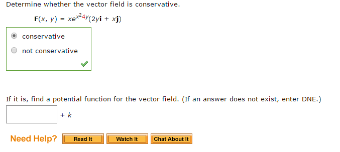 Solved: Determine Whether The Vector Field Is Conservative... | Chegg.com