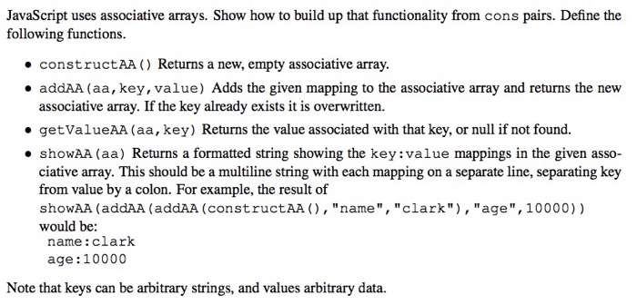 Solved JavaScript uses associative arrays. Show how to build | Chegg.com
