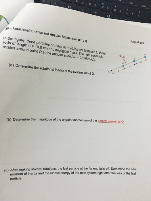Solved In the figure particles of mass m = 20.0g are