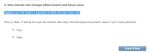 Solved 2 How Interest Rate Changes Affect Present And Chegg