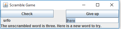 JAVA Write an application called Scramble that has | Chegg.com