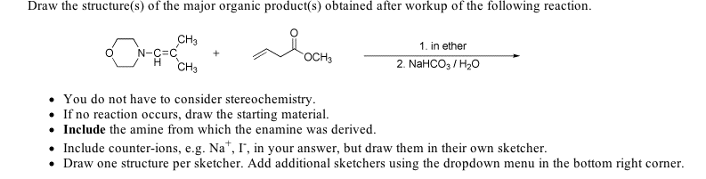 Solved Draw The Structure(s) Of The Major Organic Product(s) 