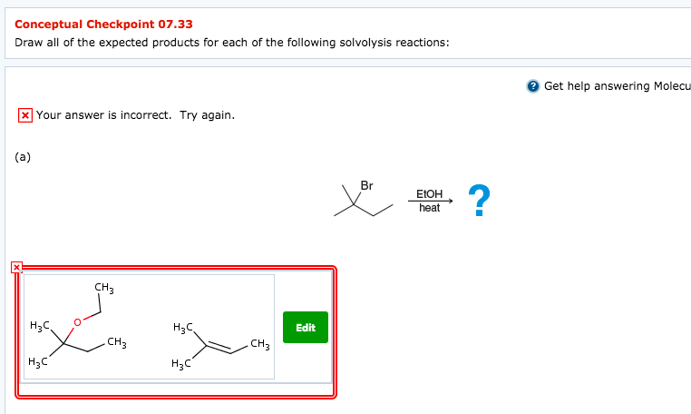 Solved Conceptual Checkpoint 07 33 Draw All Of The Expected Chegg