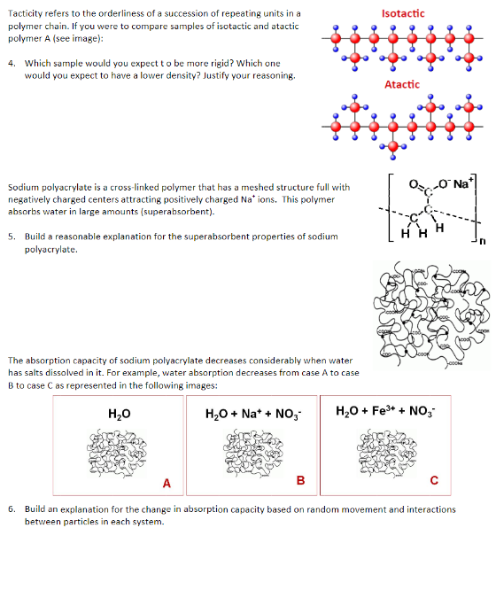 Solved From Molecular to Macromolecular Most substances | Chegg.com