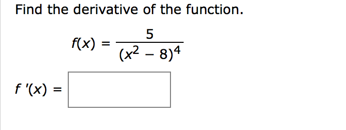 Solved Find the derivative of the function. f(t) = (6t2-6t + | Chegg.com