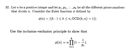 Solved Let n be a positive integer and let p1, p2, ..., pk | Chegg.com
