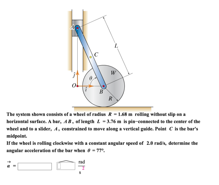 Solved The system shown consists of a wheel of radius R = | Chegg.com