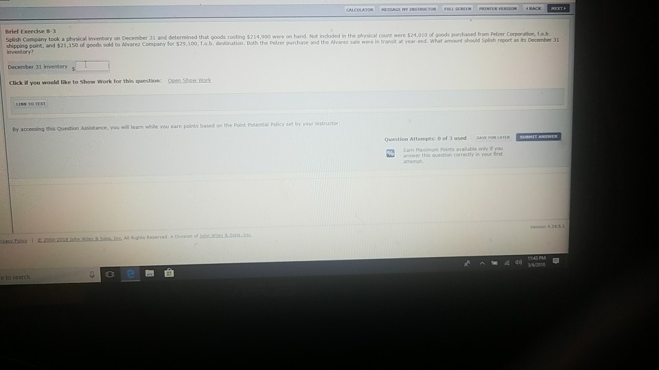 Accounting Archive March 06, 2018