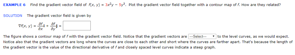 Solved EXAMPLE 6 Find the gradient vector field of fx, y) | Chegg.com