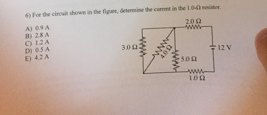 Solved For the circuit shown in the figure, determine the | Chegg.com