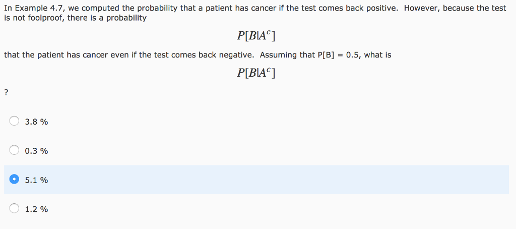 Solved In Example 4.7 we computed the probability that a Chegg