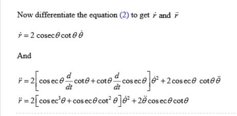 Solved I'm not sure how the derivative works when it went | Chegg.com