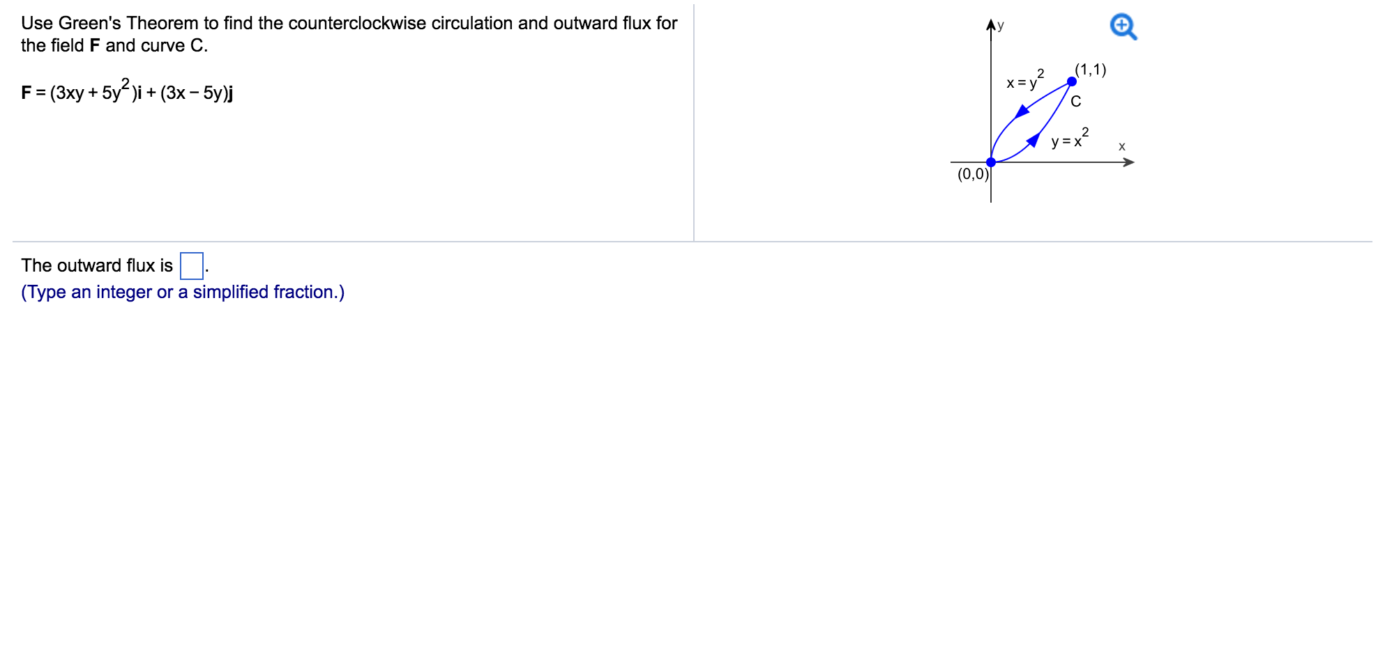 Solved Use Green's Theorem to find the counterclockwise