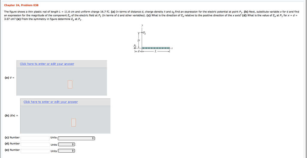 Solved Chapter 24, Problem 038 The figure shows a thin | Chegg.com