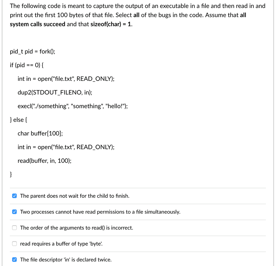 Solved The following code is meant to capture the output of | Chegg.com