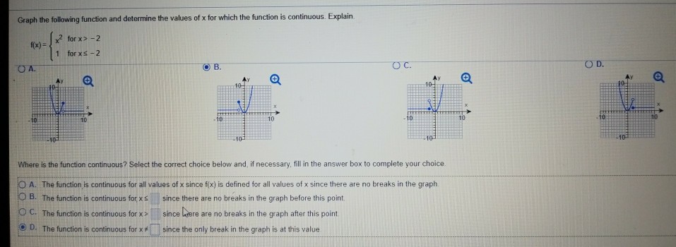 Solved Graph the following function and determine the values | Chegg.com