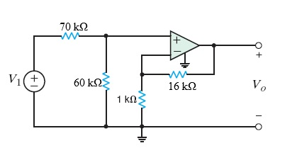 Solved Find the voltage gain of the op-amp circuit shown in | Chegg.com