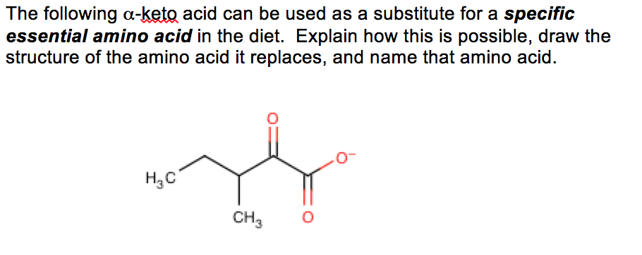 solved-the-following-alpha-keto-acid-can-be-used-as-a-chegg