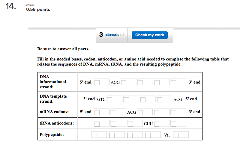Solved value: 0.55 points attempts left Check my work Be | Chegg.com