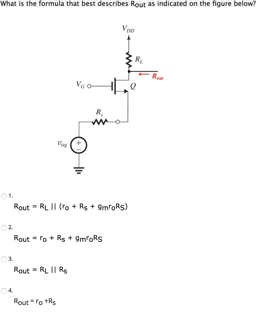 Solved What is the formula that best describes Rin as | Chegg.com