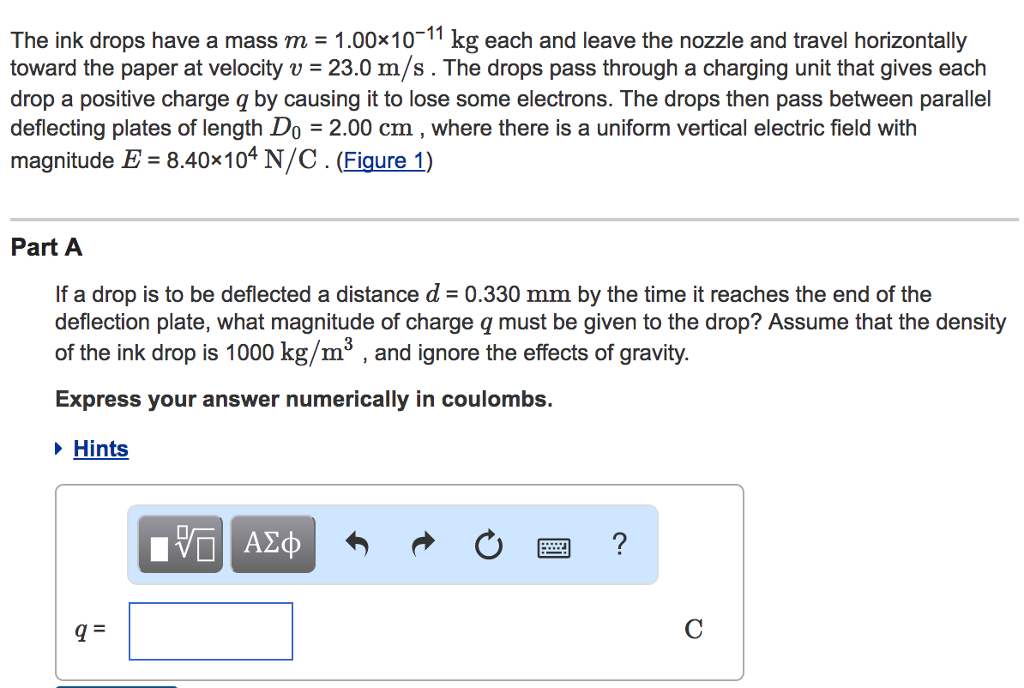 Solved In an inkjet printer, letters and images are created | Chegg.com