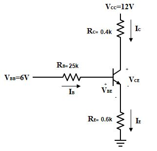 Solved Q 1) Calculate IE, IB, IC and VCE for following | Chegg.com