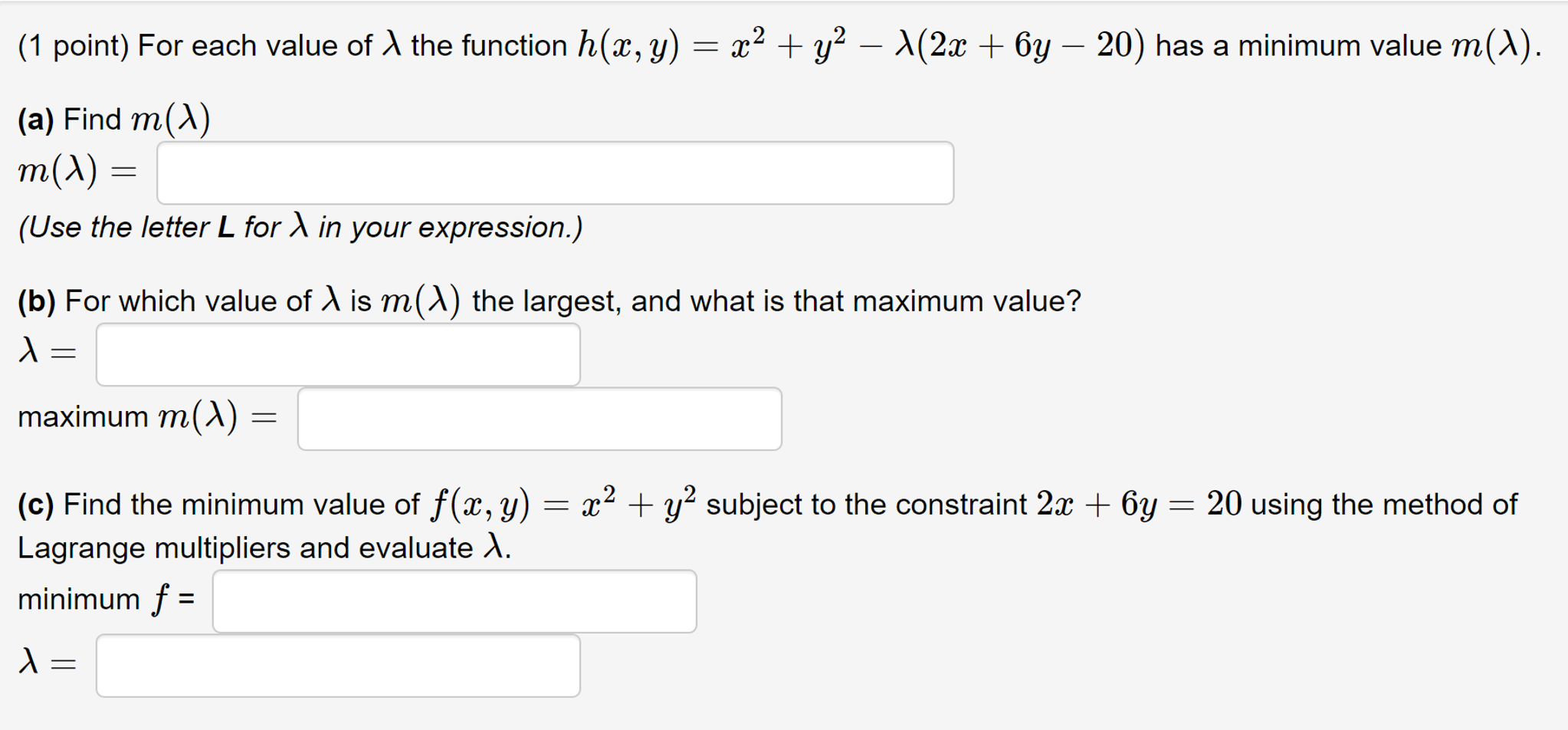 solved-for-each-value-of-lambda-the-function-h-x-y-x-2-chegg