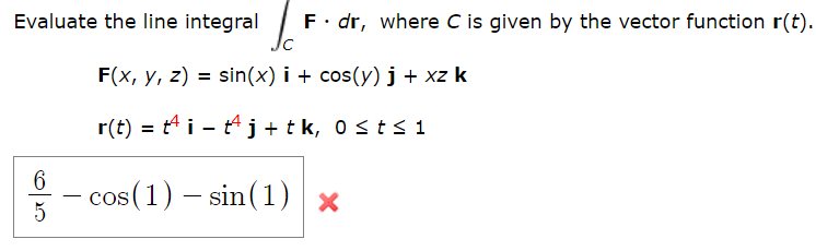 Solved Evaluate the line integral integral_C F middot dr, | Chegg.com