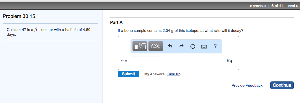 Solved Calcium-47 is a beta^- emitter with a half-life of | Chegg.com