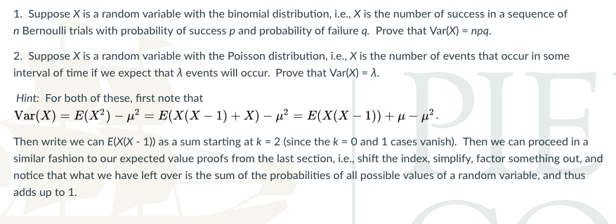 Solved 1 Suppose X Is A Random Variable With The Binomial 3064