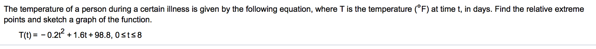 Solved The Temperature Of A Person During A Certain Illness Chegg Solved The Temperature Of A Person During A Certain Illness Chegg