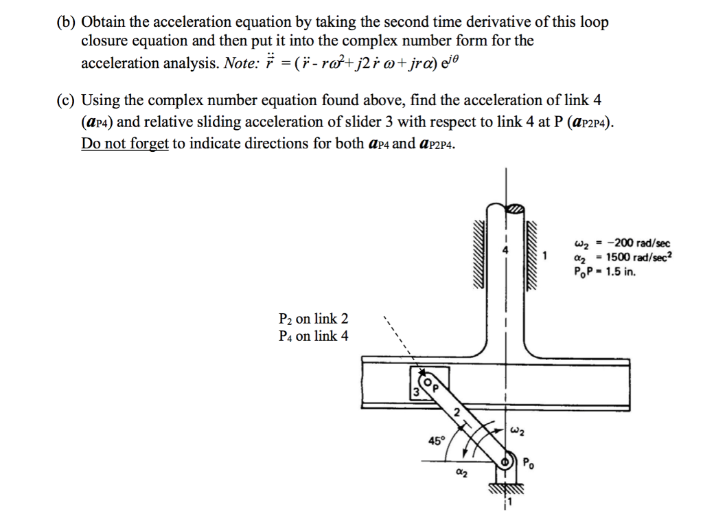 Solved Problem 2: For the mechanism below, link 2 rotates | Chegg.com