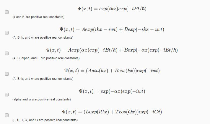 Solved Which of the following are possible solutions to the | Chegg.com