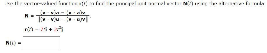 Solved Use the vector-valued function r(t) to find the | Chegg.com