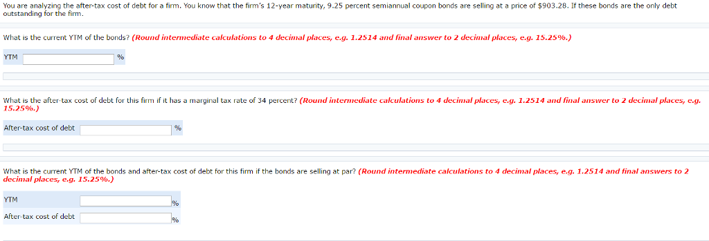 solved-you-are-analyzing-the-after-tax-cost-of-debt-for-a-chegg