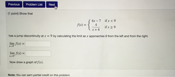 Solved Show that f(x) = {4x - 7 if x