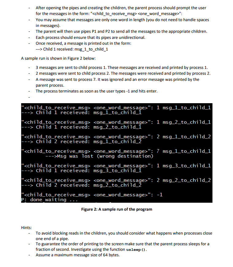 Solved This program should be coded in C using Linux System | Chegg.com