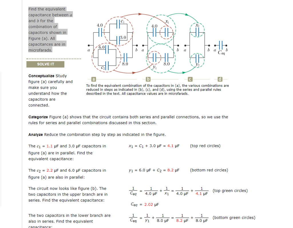 Solved Find The Equivalent Capacitance Between A And B For | Chegg.com