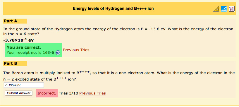 Solved In the ground state of the Hydrogen atom the energy | Chegg.com