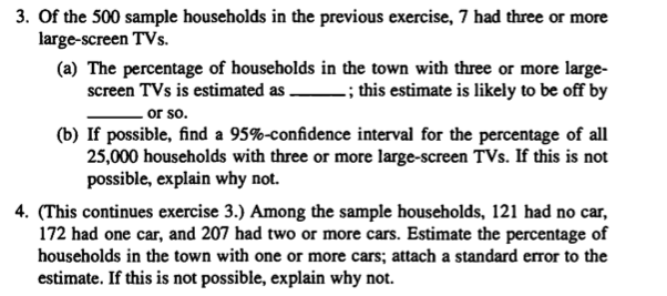 Solved 3 Of The 500 Sample Households In The Previous Chegg