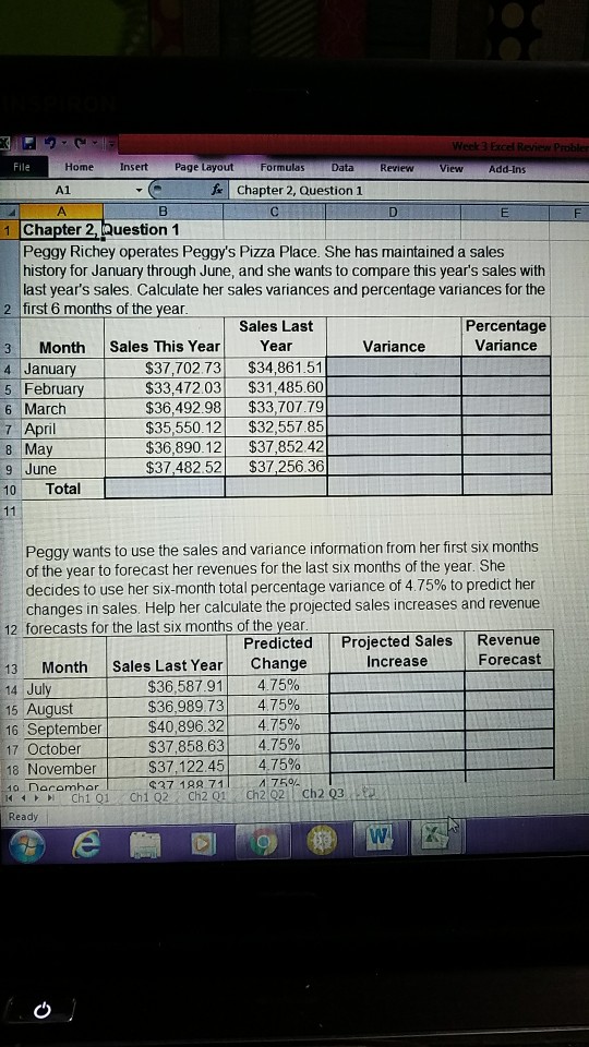 Solved Reren File HomeInsertPage LayoutFormulas Data Reriew Chegg