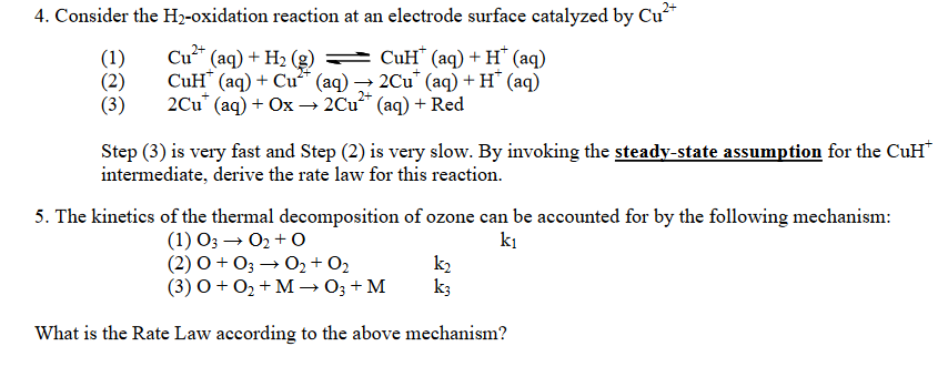 Solved 4. Consider the H2-oxidation reaction at an electrode | Chegg.com