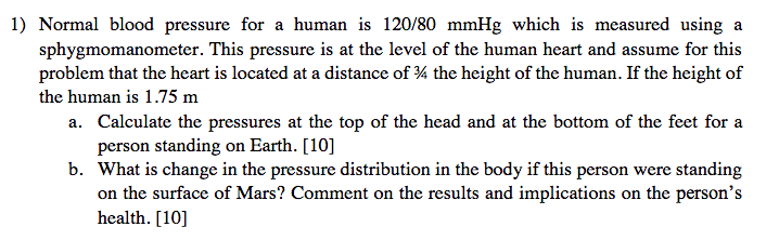 What is a normal blood pressure for a 2024 human being