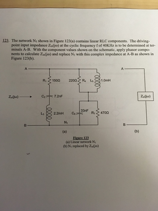 Solved The Network Ni Shown In Figure 123(a) Contains Linear | Chegg.com