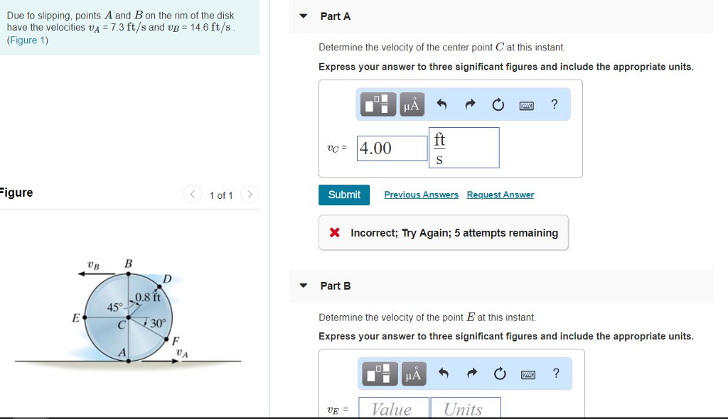 Solved Due to slipping, points A and B on the rim of the | Chegg.com