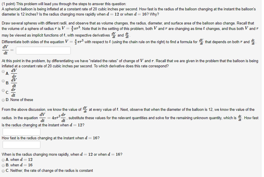 Solved (1 point) This problem will lead you through the | Chegg.com