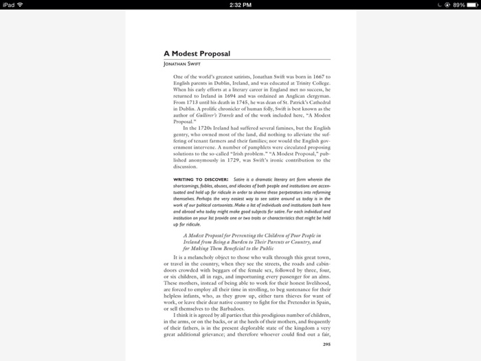 essay half page