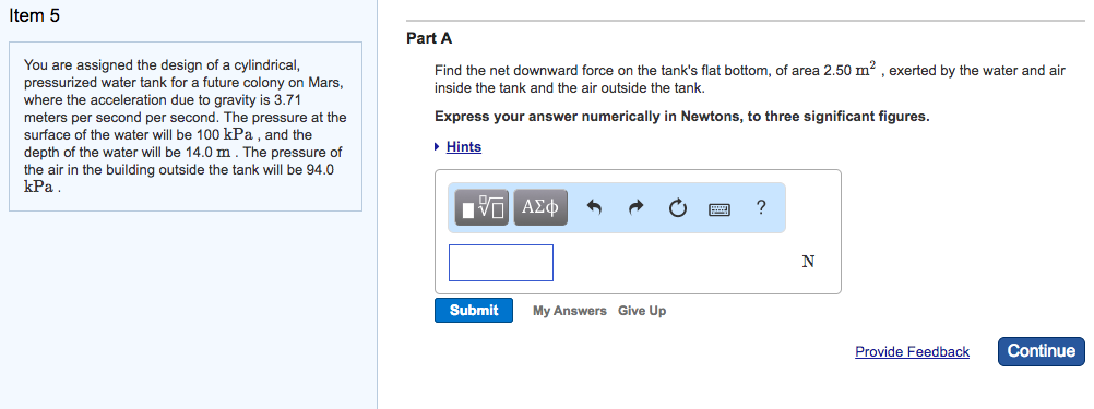 Solved Item 5 Part A You are assigned the design of a | Chegg.com