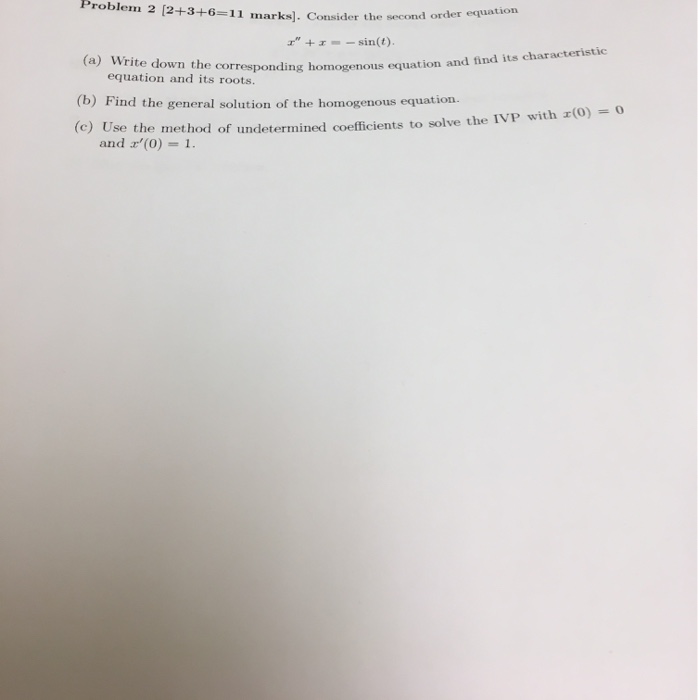 Solved Differential Equations Chegg