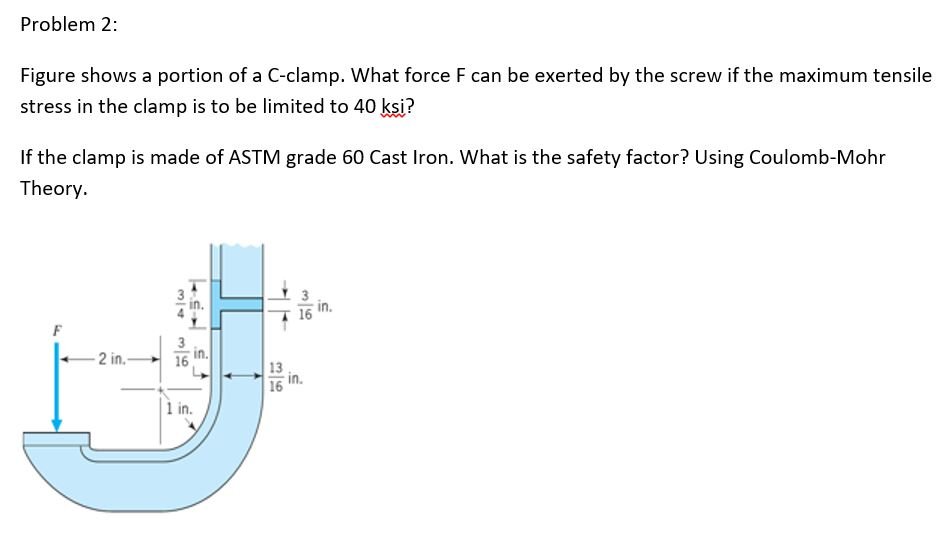 solved-problem-2-figure-shows-a-portion-of-a-c-clamp-what-chegg